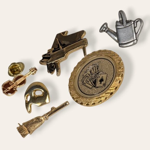 (2/$20) Lot of 6 Vintage Activity Pins - Picture 2 of 5